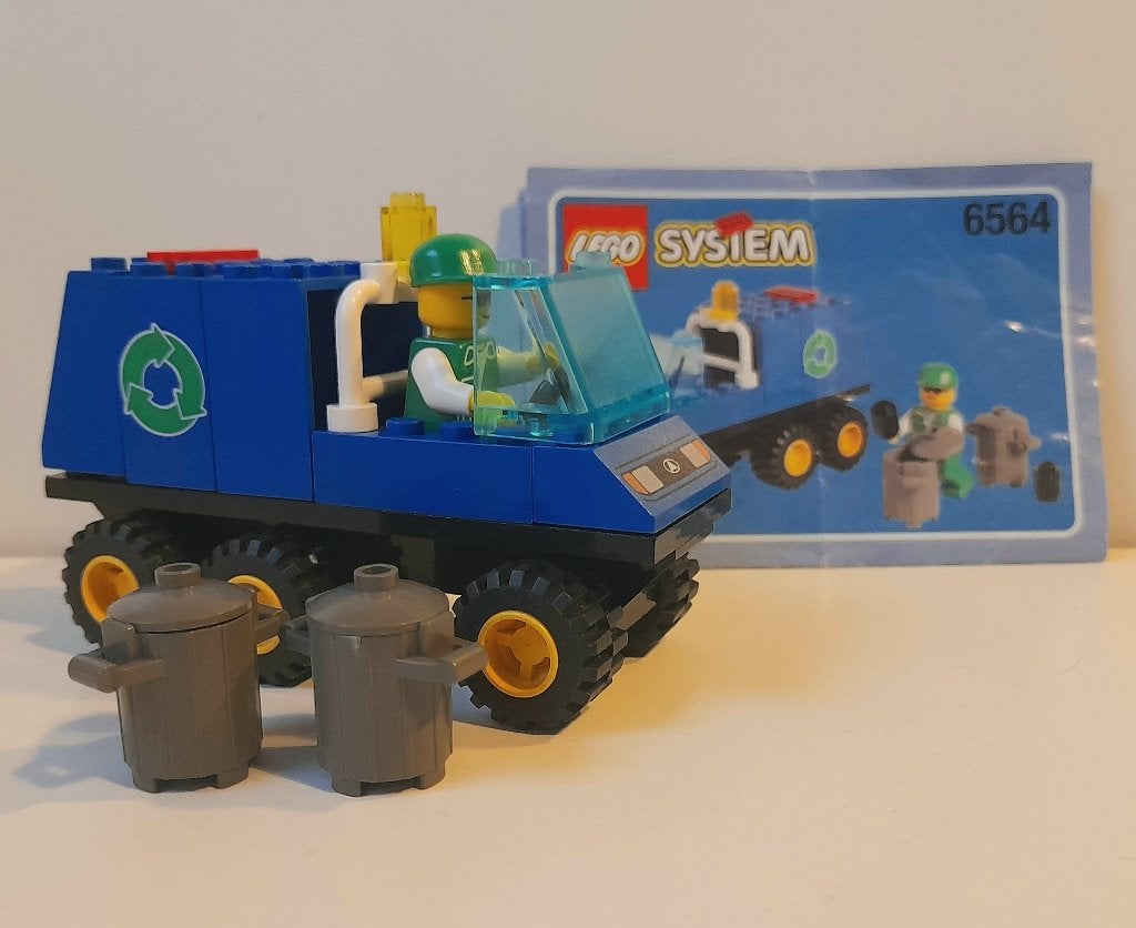 Lego System 6564 Recycle Truck, Kinderen en Baby's, Speelgoed | Duplo en Lego, Overige thema's, Lego, Ophalen of Verzenden, Zo goed als nieuw