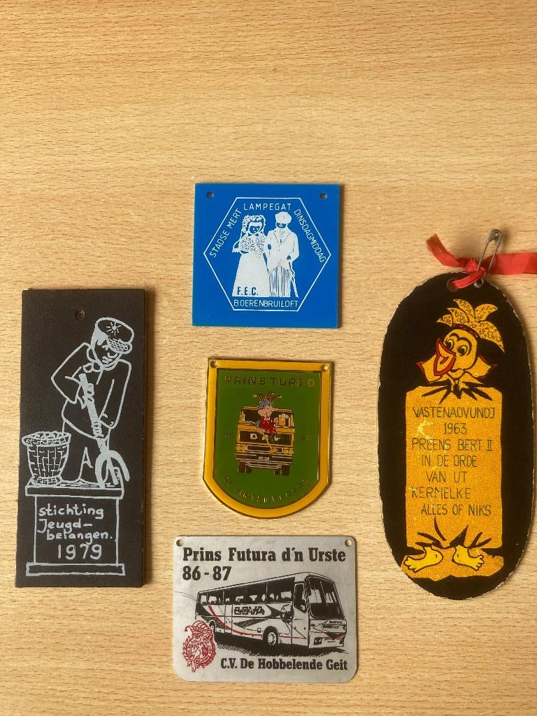 Leuke carnavals insignes, Ophalen of Verzenden, Overige materialen