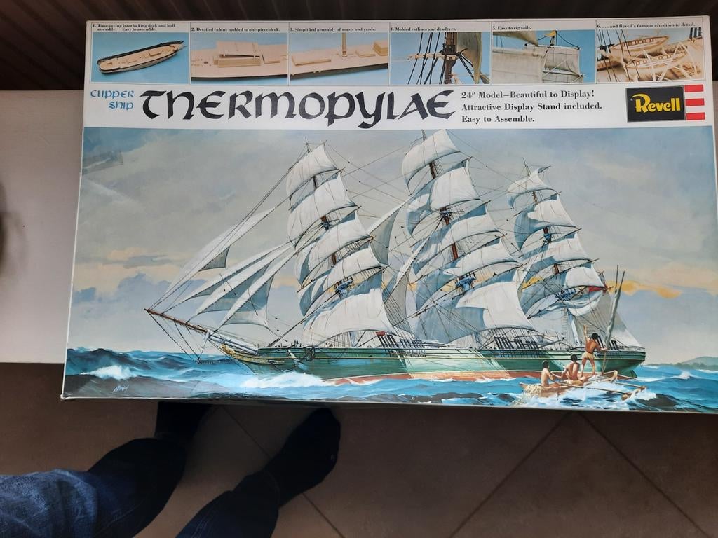 Revell modelbouw zeilschip, Ophalen, Revell