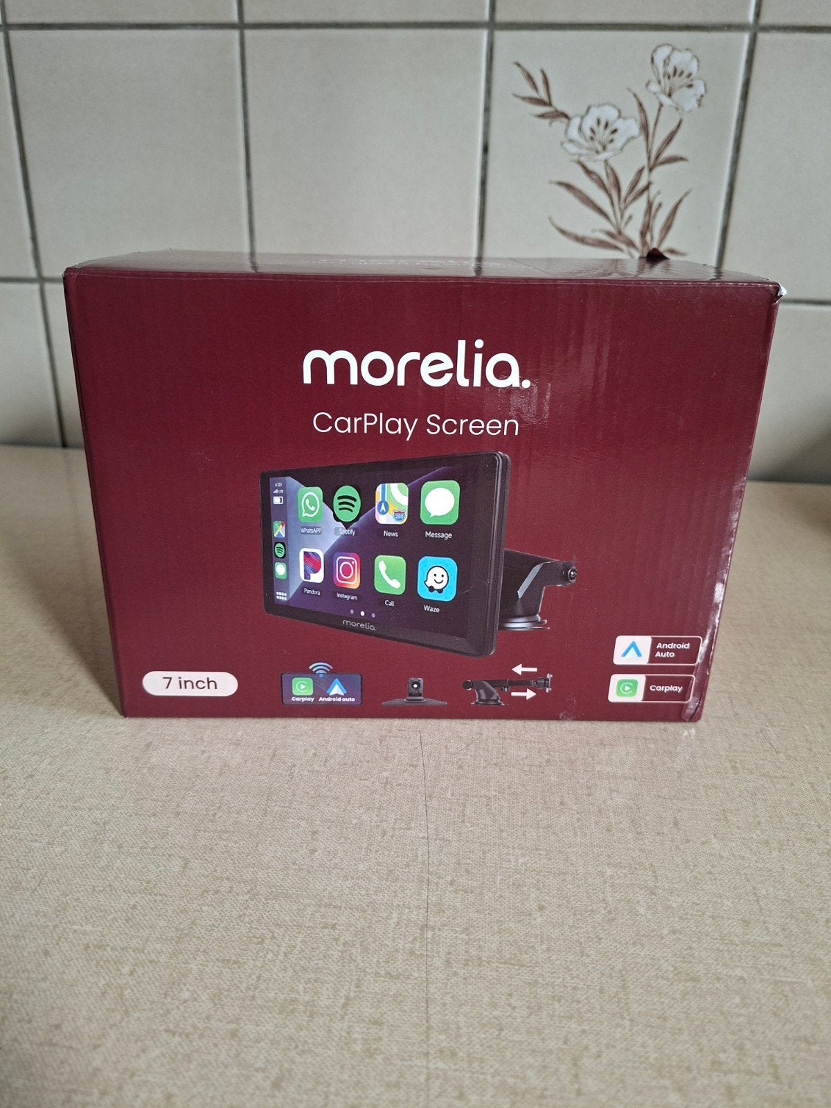 7 inch carplay android auto 
Draagbare smart player, Ophalen of Verzenden
