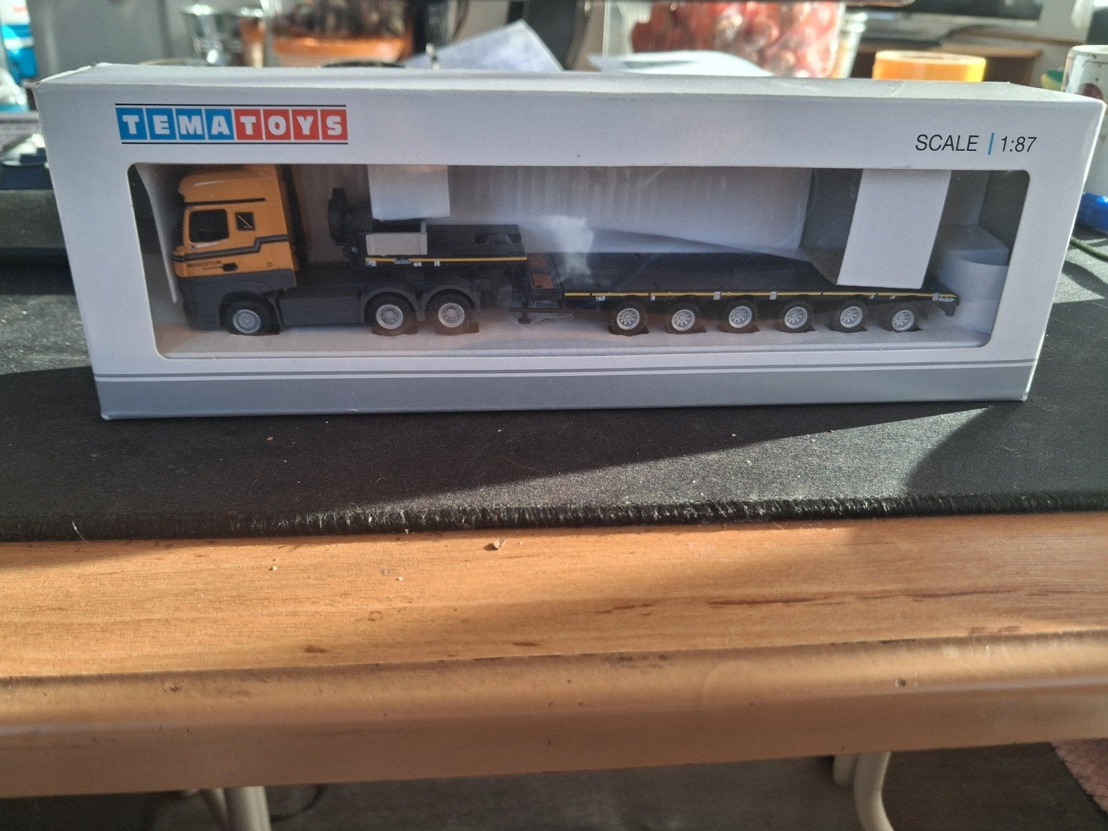 Tematoys Boekesteijn met Oplegger - Schaal 1:87, Ophalen of Verzenden, Nieuw, Bus of Vrachtwagen, Overige merken