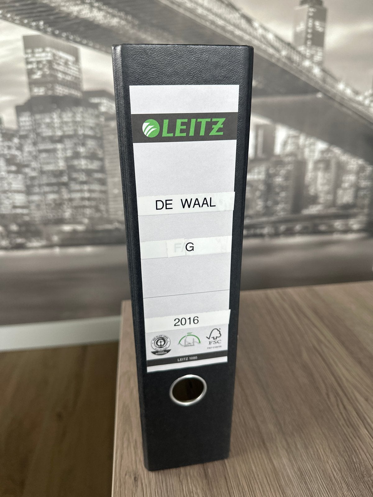 Leitz ordner zwart, ZGAN 36 stuks, Diversen, Ophalen, Gebruikt
