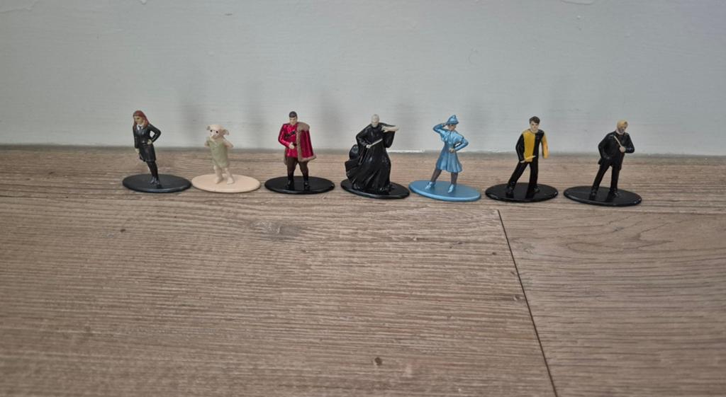 Harry Potter beeldjes - 7 stuks, Verzamelen, Ophalen of Verzenden, Gebruikt