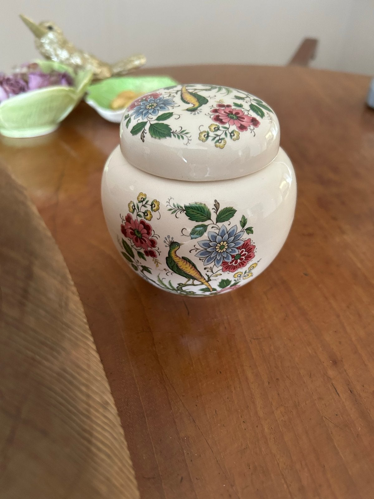 Sadler England Gemberpot met Paradijsvogel motief, Antiek en Kunst, Antiek | Porselein, Ophalen of Verzenden