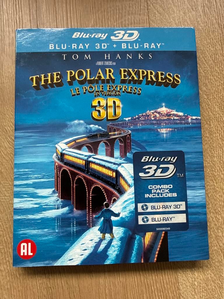 The Polar Express 3D Blu-ray - Tom Hanks, Cd's en Dvd's, Blu-ray, Ophalen of Verzenden, Zo goed als nieuw, Tekenfilms en Animatie