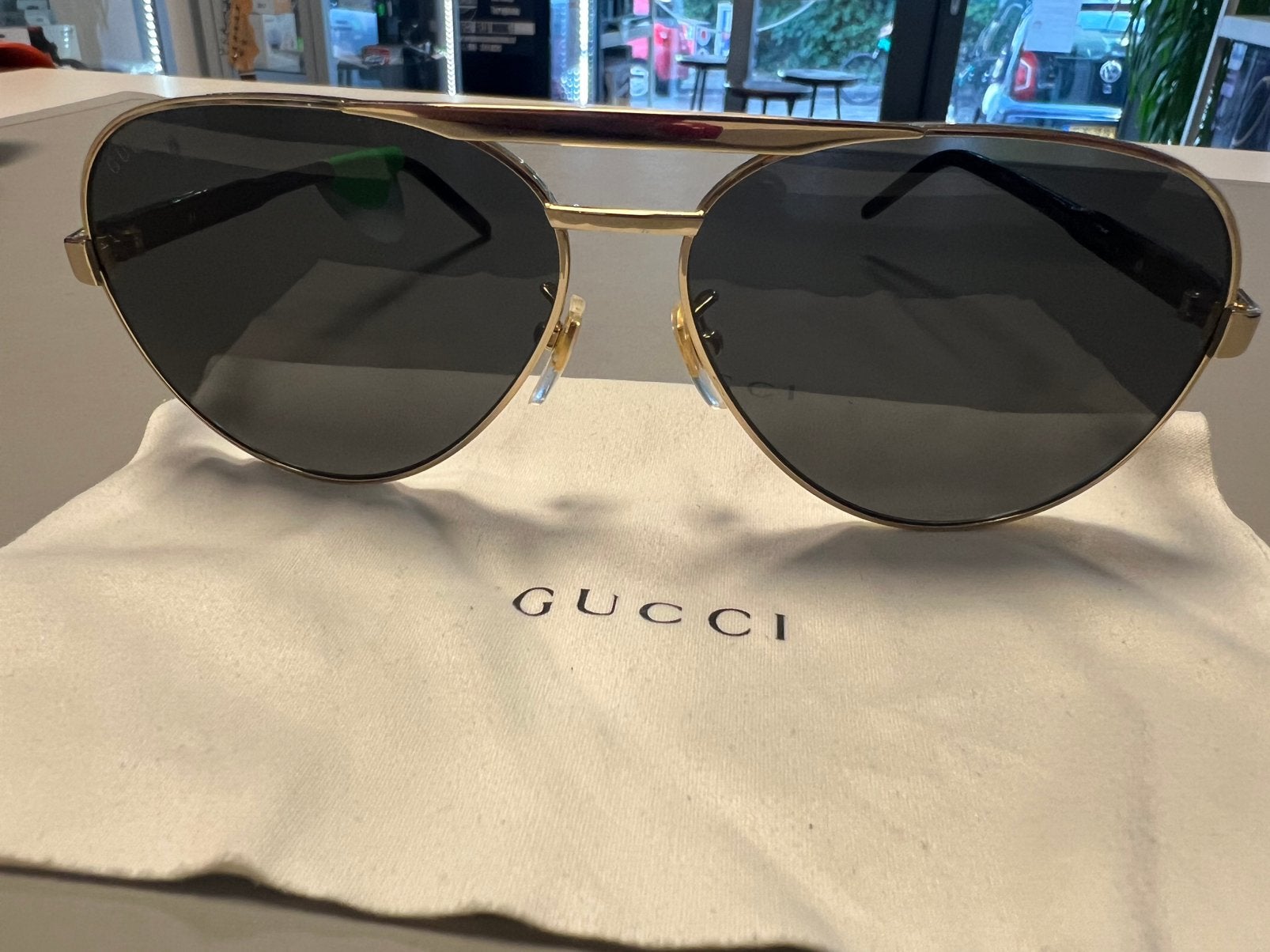 Gucci GG1163S zonnebril. AANBIEDINGSACTIE, Overige merken, Zwart, Ophalen of Verzenden, Zo goed als nieuw