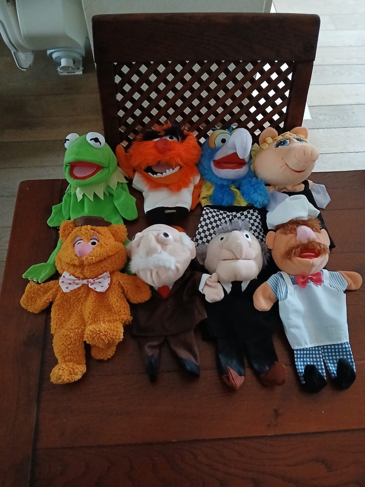 Muppets Handpoppen compleet Disney 8 stuks, Disney, Overige typen, Ophalen of Verzenden, Zo goed als nieuw