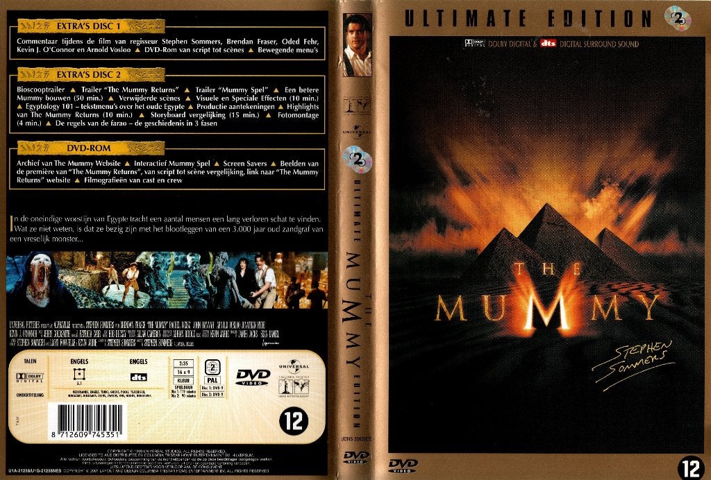 The Mummy, Vanaf 12 jaar, Ophalen of Verzenden, Zo goed als nieuw, Boxset