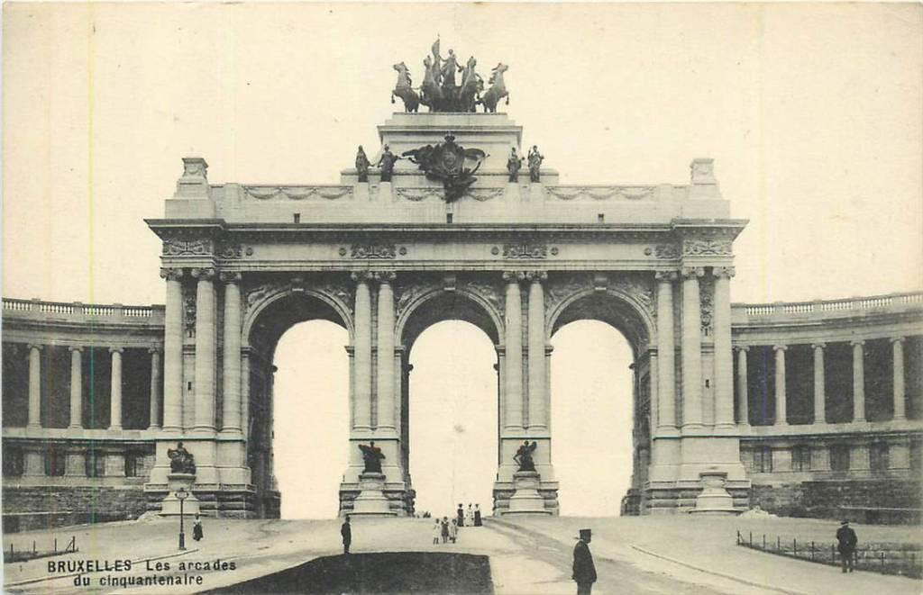 381-438-043 Bruxelles Les arcades du cinquantenaire, Verzenden, Voor 1920, Overig Europa