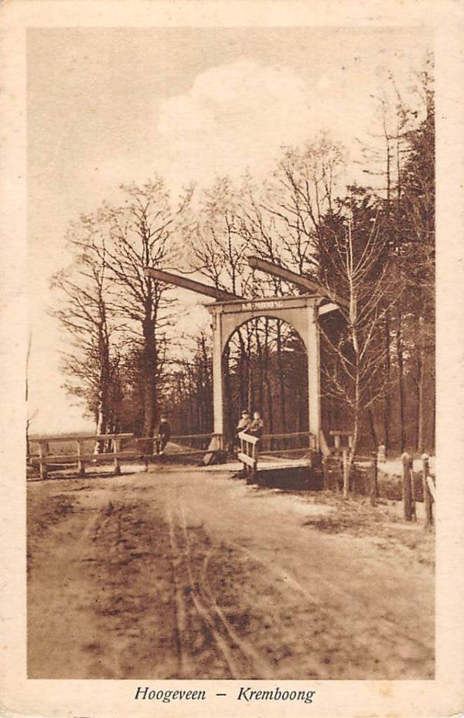 Hoogeveen Kremboong te Tiendeveen Drenthe 1925, Verzenden, 1920 tot 1940, Gelopen, Drenthe