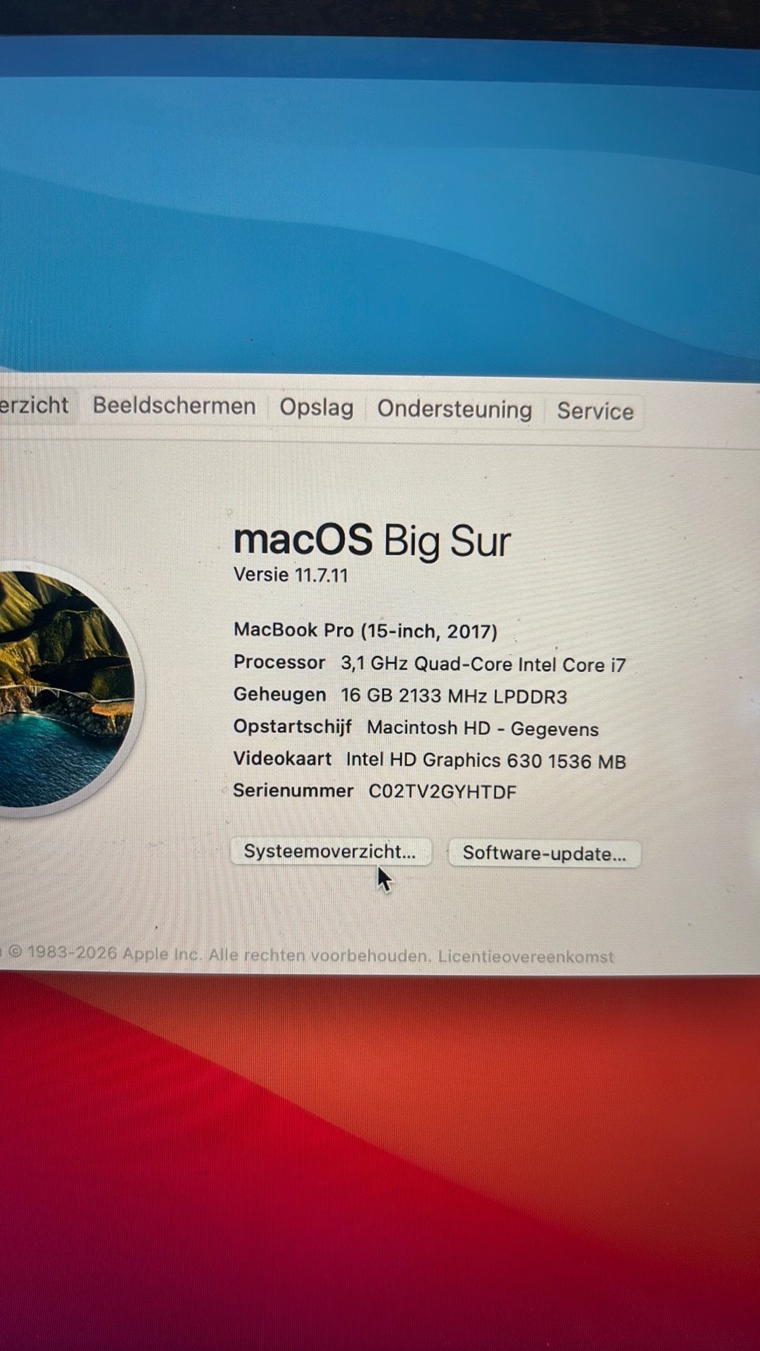 MacBook pro 15” quad-core intel core i7 1tb opslag, MacBook Pro, 1 TB of meer, Gebruikt, 2 tot 3 Ghz