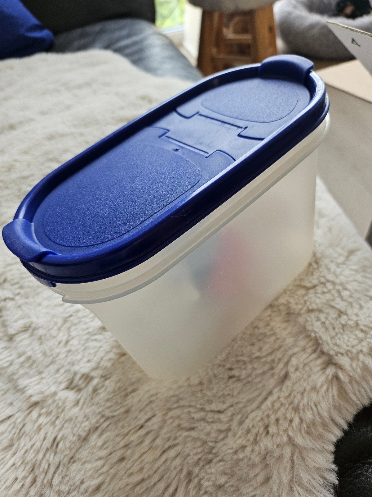 Bewaarbusje van Tupperware maat 2 nieuw, Ophalen of Verzenden, Nieuw, Blauw, Overige typen