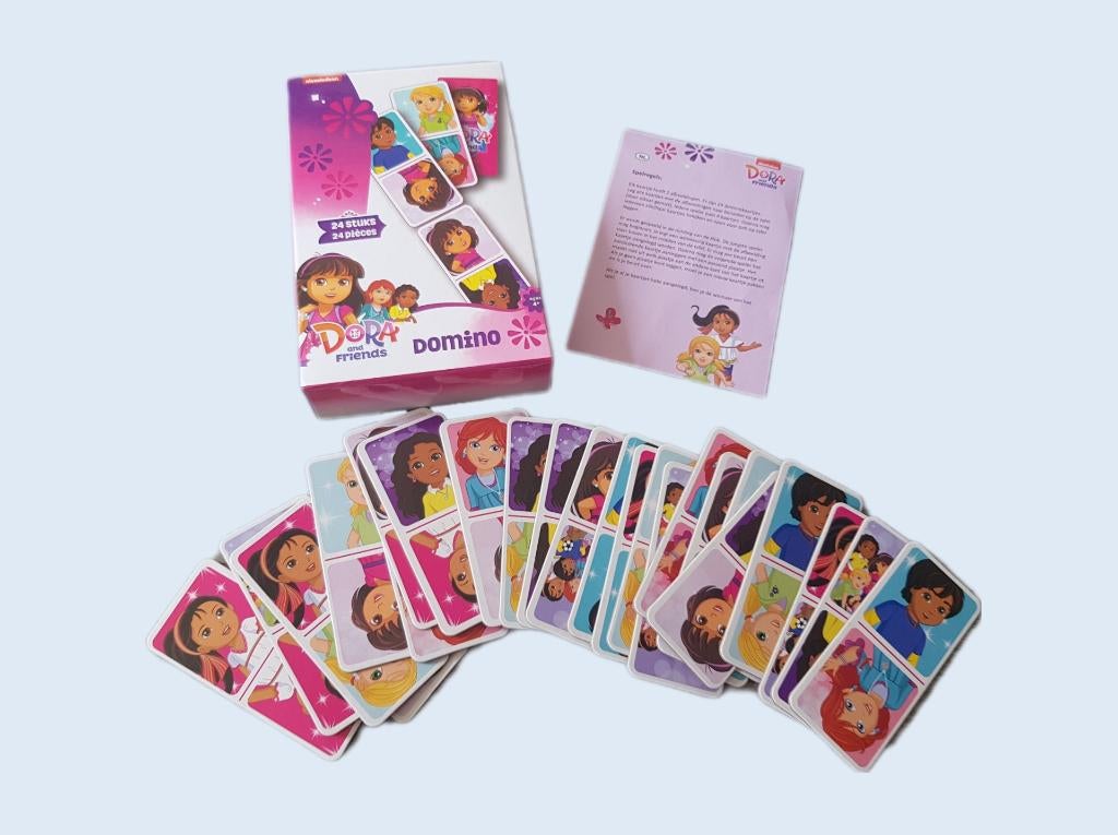 NICKELODEON Dora and Friends Domino ~ SJ8900, Vijf spelers of meer, Ophalen of Verzenden, Zo goed als nieuw, Nickelodeon