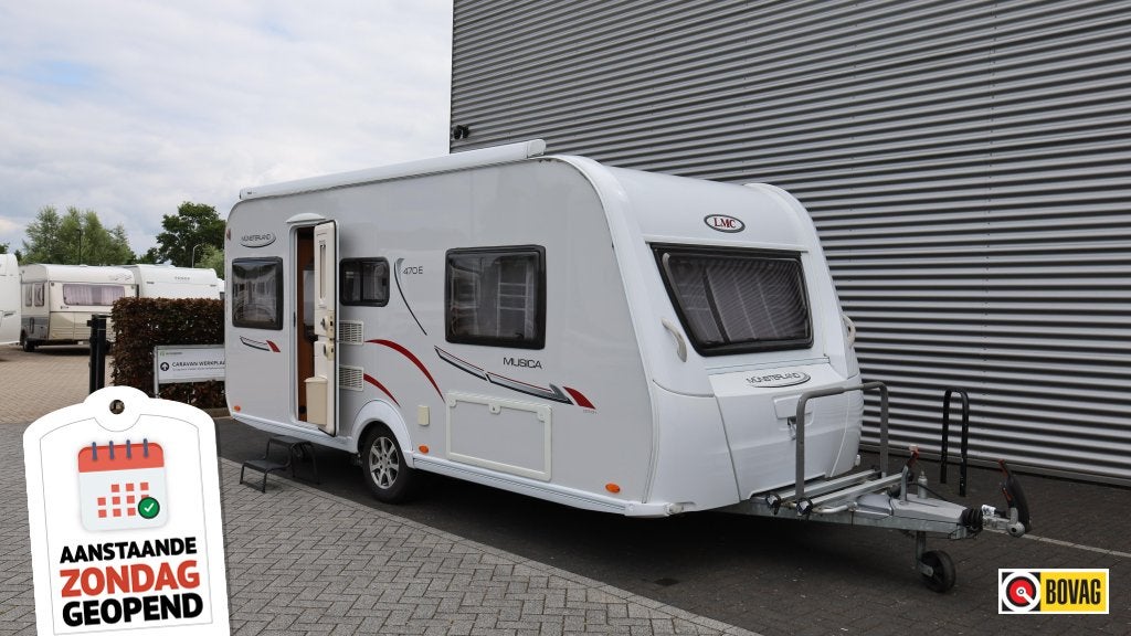 LMC Musica 470 E Dakluifel + Mover, Standaardzit, Bedrijf, 5 tot 6 meter, LMC en Münsterland