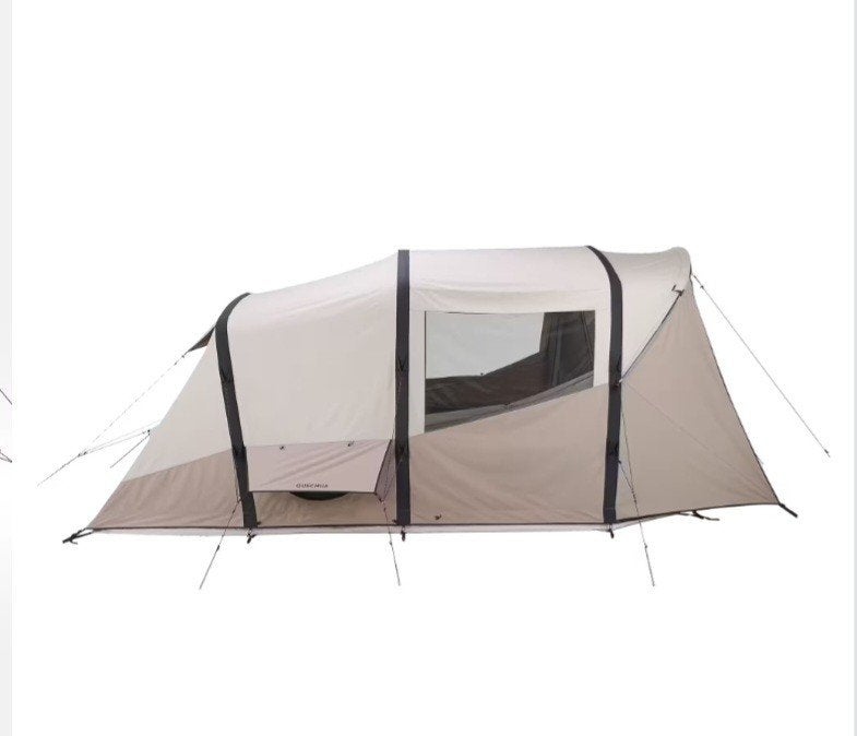 Quechua Airseconds 4.2 Polycotton Opblaasbare Tent, Ophalen, Zo goed als nieuw, Tot en met 4