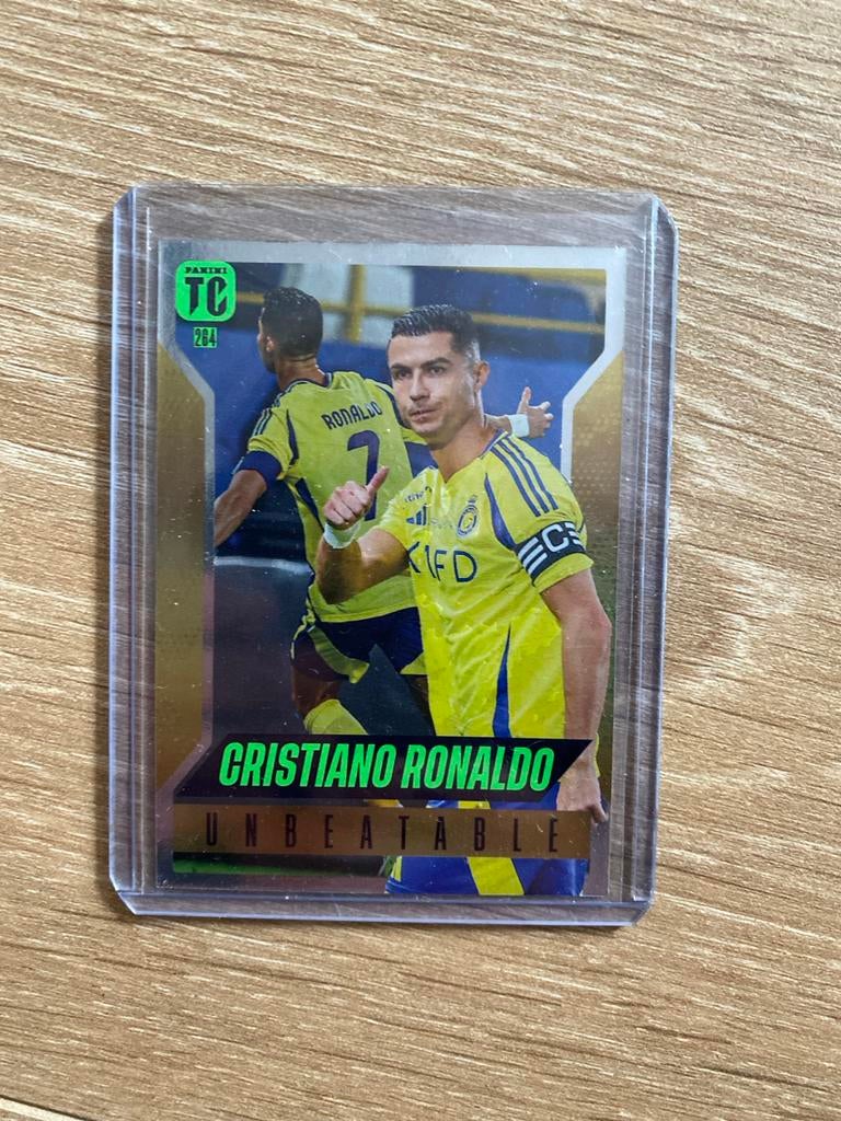 Panini Top Class Cristiano Ronaldo Unbeatable Kaart, Ophalen of Verzenden, Nieuw, Buitenlandse clubs, Spelerskaart
