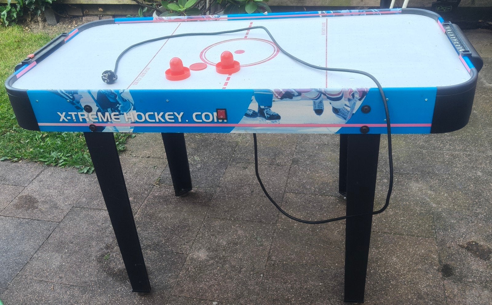 airhockey spel, Ophalen, Gebruikt