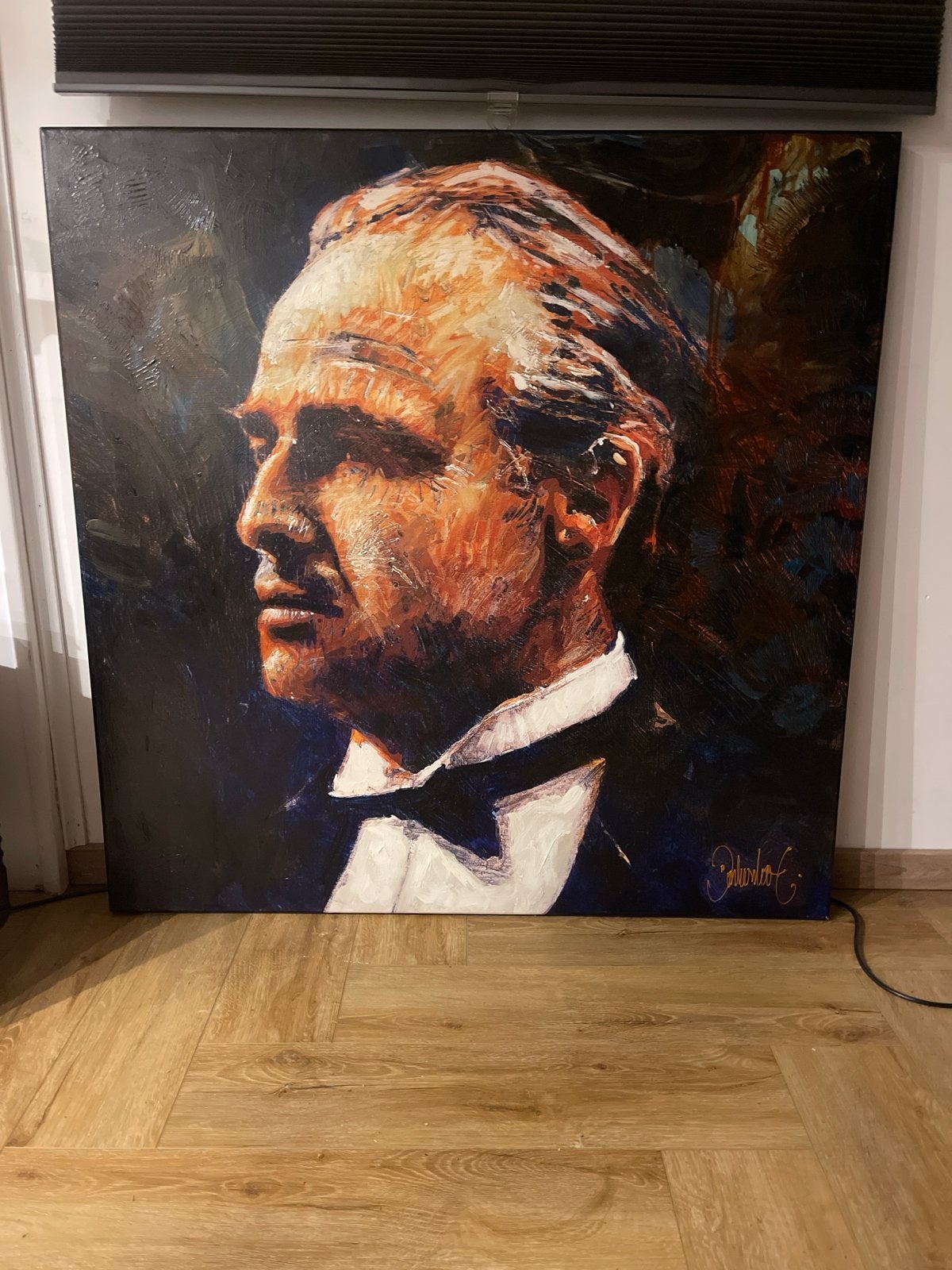 Peter Donkersloot -  Marlon Brando 'The Godfather' Portret, Ophalen of Verzenden