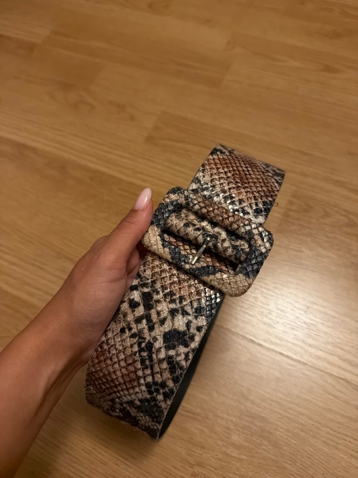Zara Riem met Slangenprint, 5 cm of meer, Tailleriem, Ophalen of Verzenden, Gedragen