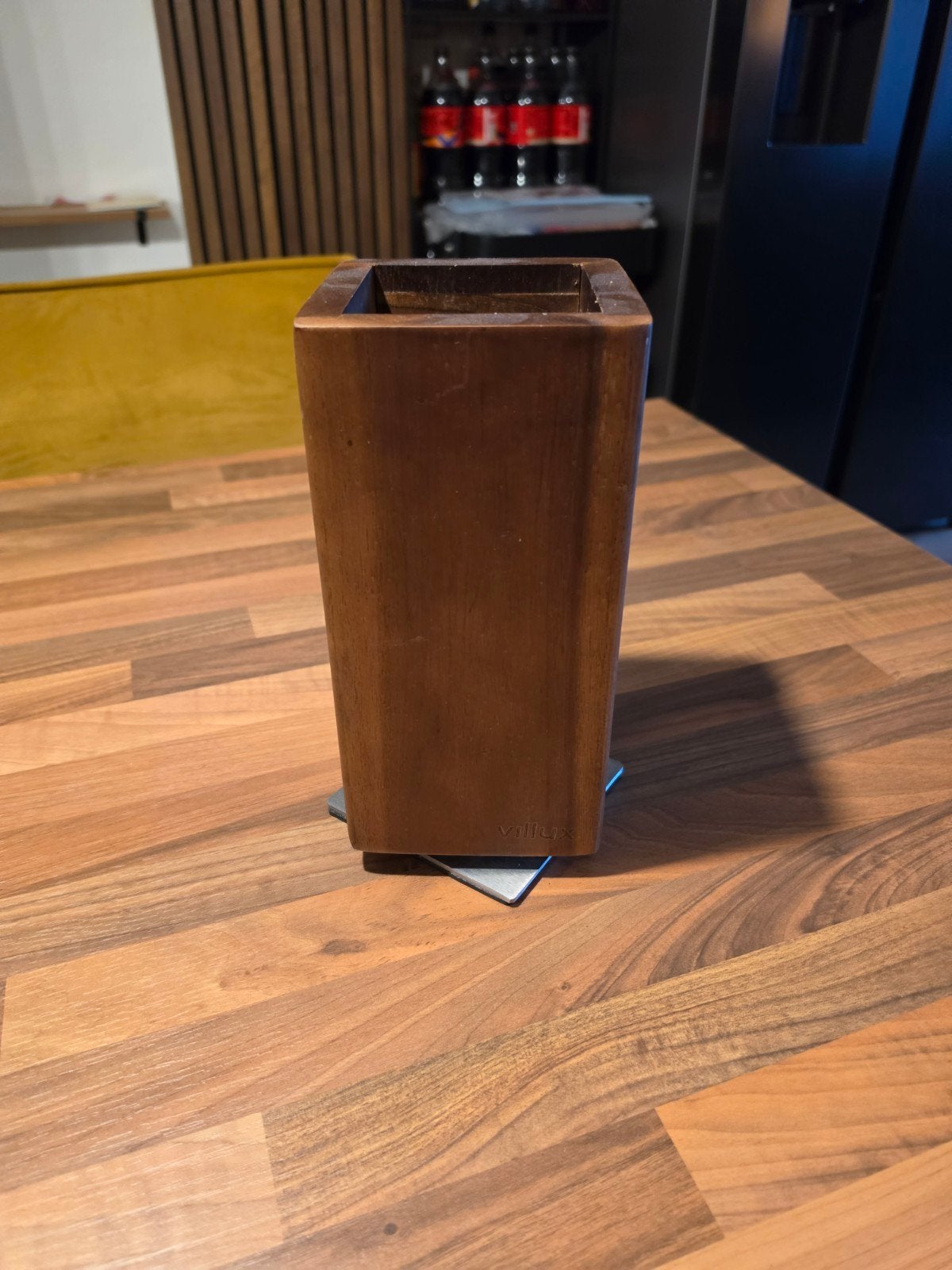 Houten messenblok magneet  van Villux, Ophalen, Hout, Overige typen, Gebruikt