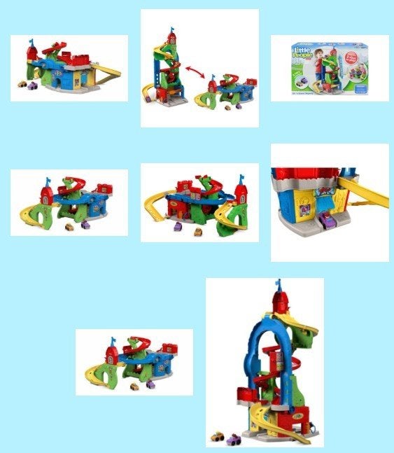 Fisher Price Little people Racebaan, Kinderen en Baby's, Ophalen, Zo goed als nieuw, Speelset
