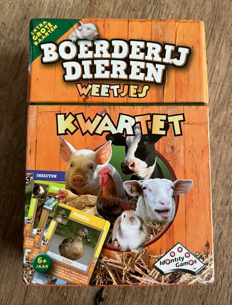 Boerderij Dieren weetjes kwartet, Ophalen, Gebruikt, Kwartet(ten)