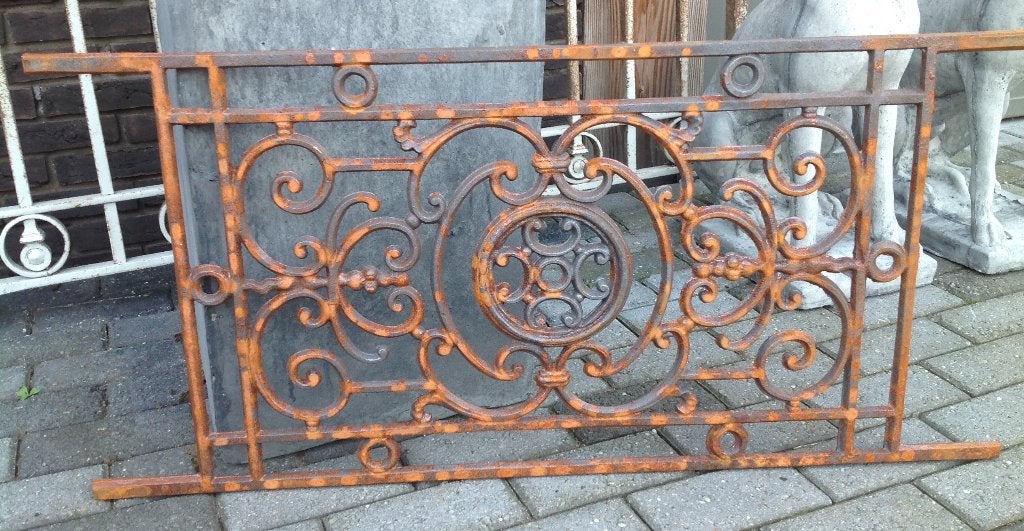 Heel mooie gietijzeren hekwerk nieuw., Ophalen of Verzenden, IJzer, Sierhekwerk