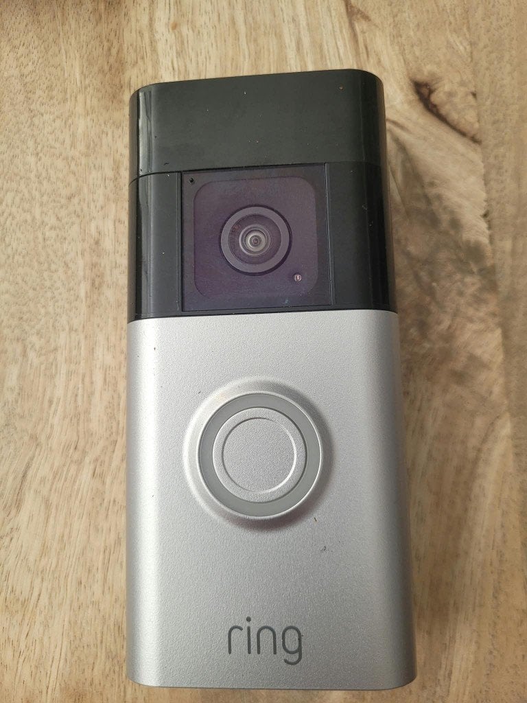 Ring deurbel 2e generatie, Ophalen, Ingebouwde camera, Zo goed als nieuw, Draadloos