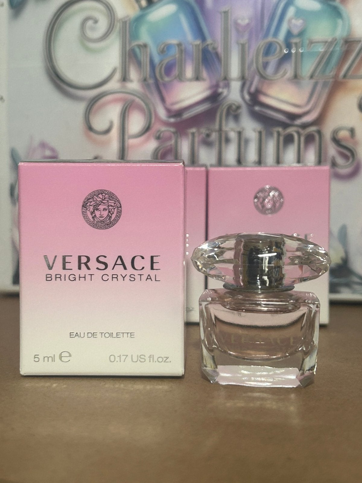 Versace - bright crystal miniatuur 5ml edt, Ophalen of Verzenden, Nieuw