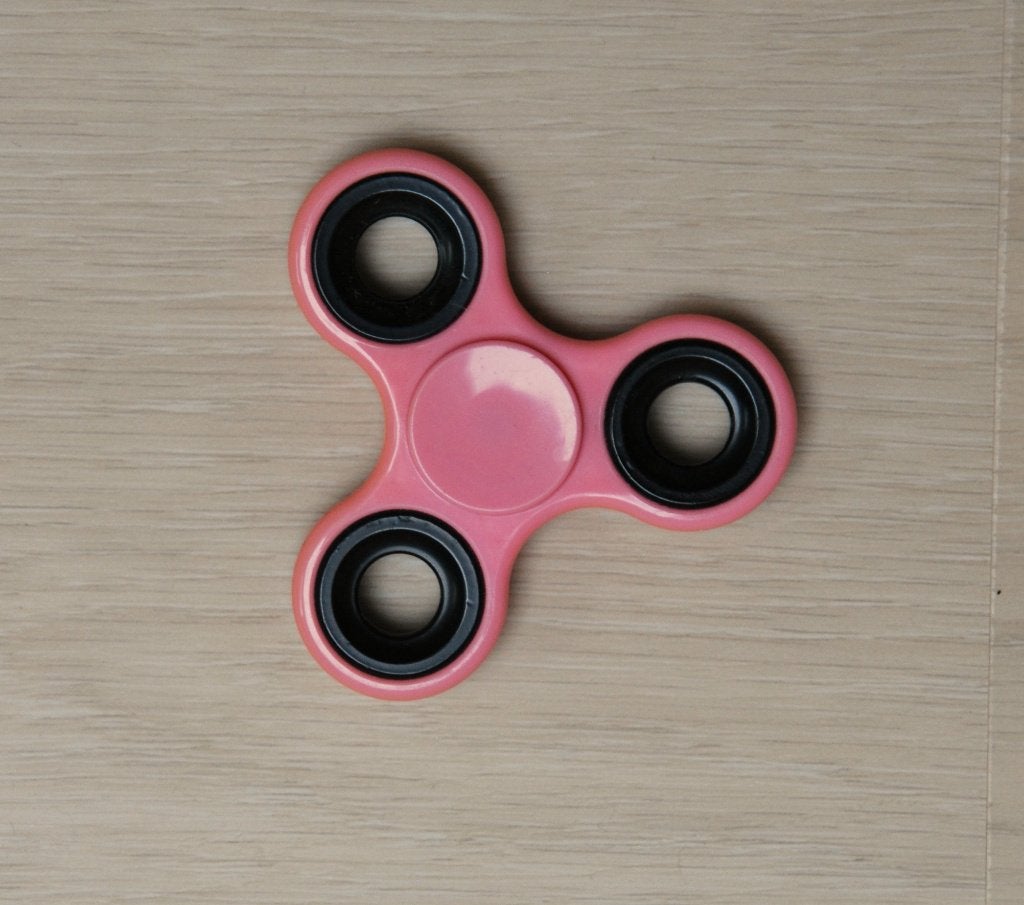 fidget spinner/roze, Kinderen en Baby's, Ophalen of Verzenden, Zo goed als nieuw, Jongen of Meisje