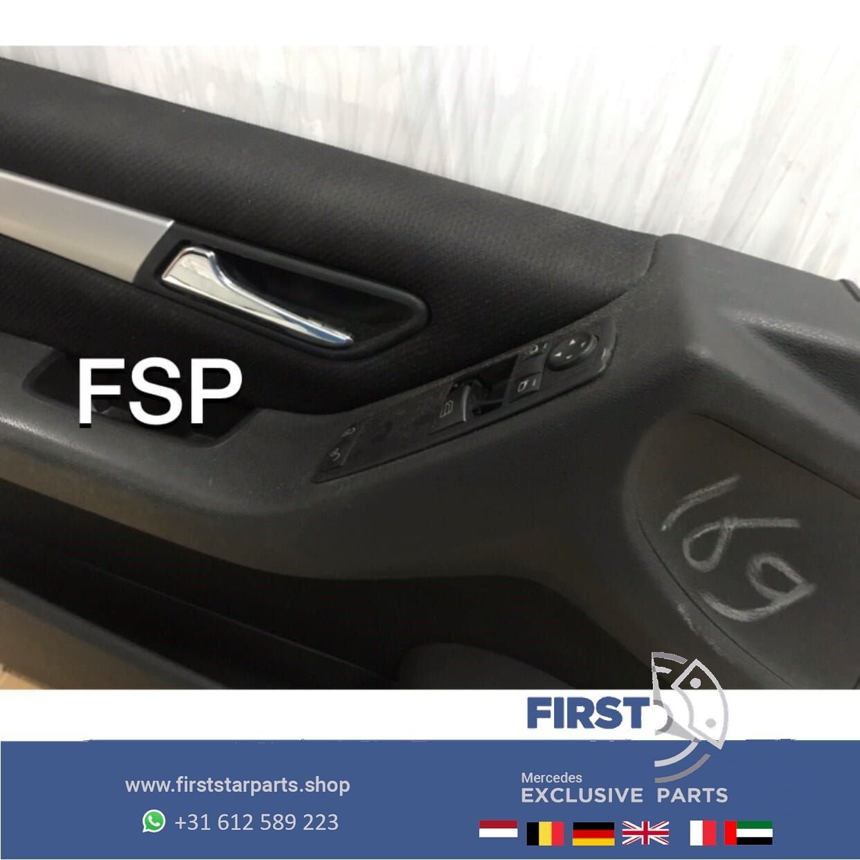 W169 A KLASSE DEURPANEEL LINKS VOOR Mercedes 2006-2012 ORIGI, Gebruikt, -, Ophalen of Verzenden, -
