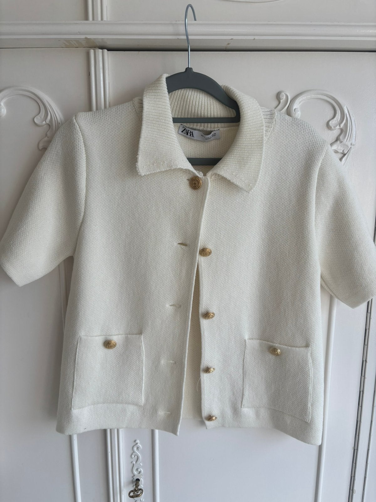 Nieuw off white vest merk Zara maat S, Ophalen of Verzenden, Nieuw, Maat 36 (S), Wit