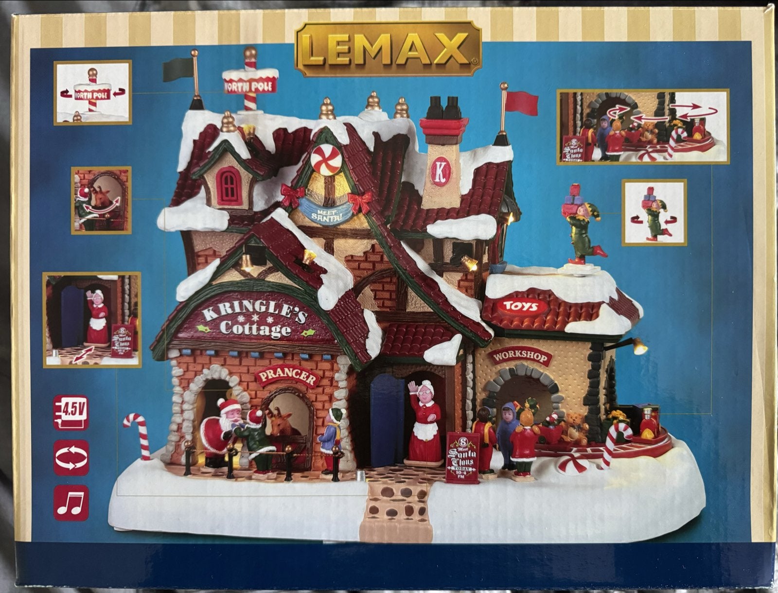 Lemax kersthuisje Kringle Cottage, Diversen, Ophalen of Verzenden, Zo goed als nieuw