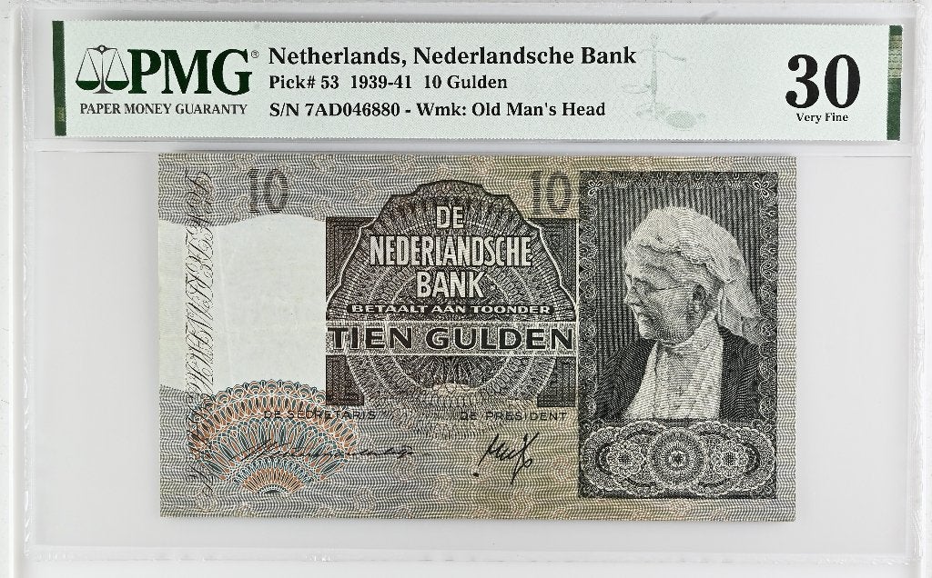 10 Gulden 1940 Emma - PMG 30, Verzenden, 10 gulden