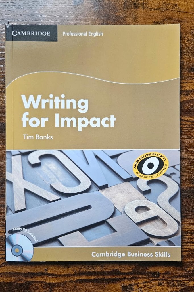 Cambridge Professional English: Writing for Impact, Tim Banks, Zo goed als nieuw, Gamma, HBO