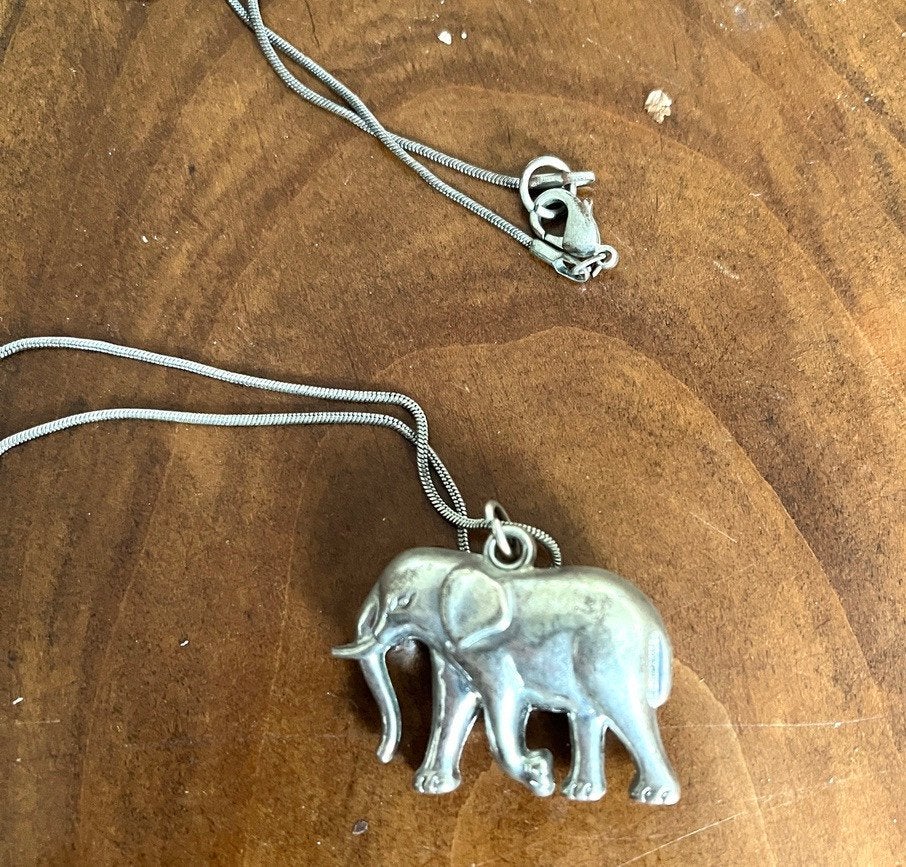 Olifant kettinghanger, Ophalen of Verzenden, Nieuw, Zilver, Overige materialen