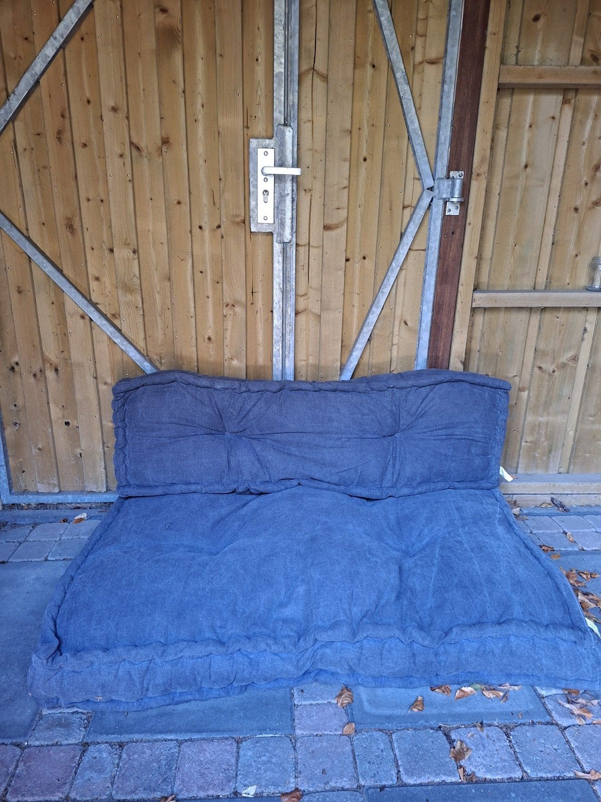 Antraciet/grijs palletkussens, Ophalen, Overige merken, Palletkussen, Vierkant