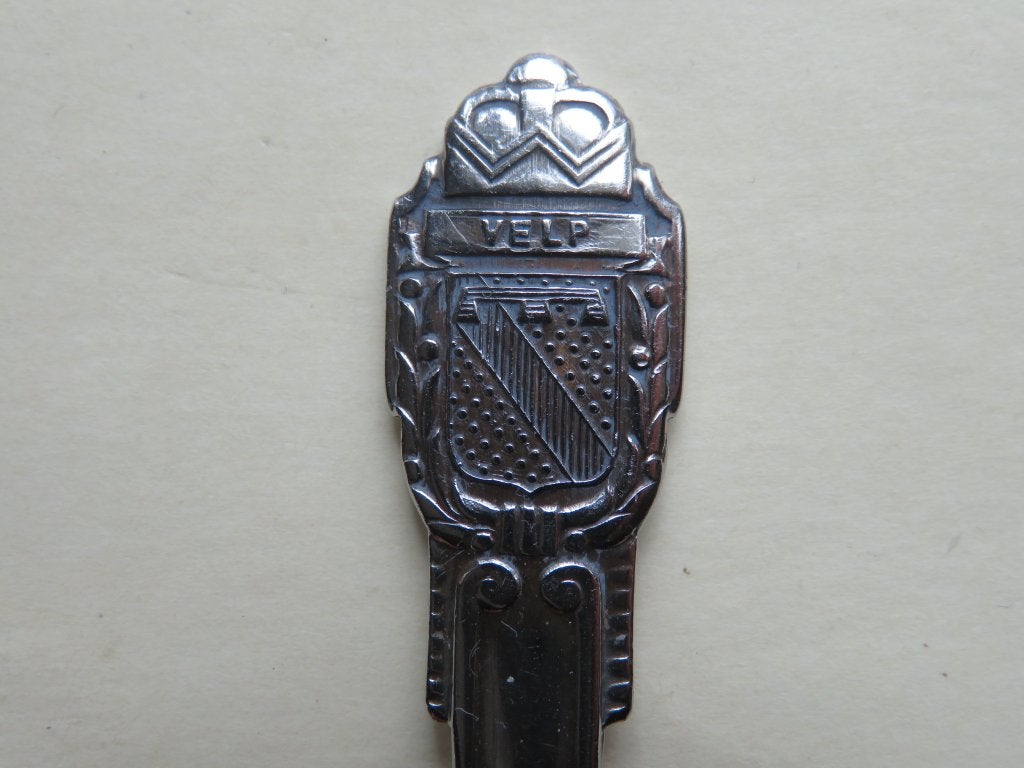 Gero Zilmeta lepeltje wapen Velp, Antiek en Kunst, Antiek | Bestek, Verzenden