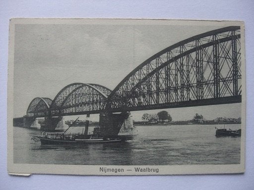 Q41 Nijmegen - Waalbrug - 1930, Verzamelen, Verzenden, 1920 tot 1940, Gelopen, Gelderland