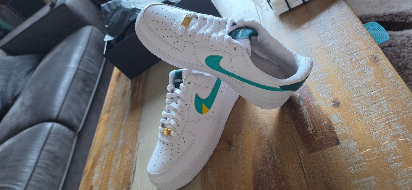 nike schoenen samenwerking ABN amro, maat 44, Antiek en Kunst, Ophalen of Verzenden, Heren, Nike