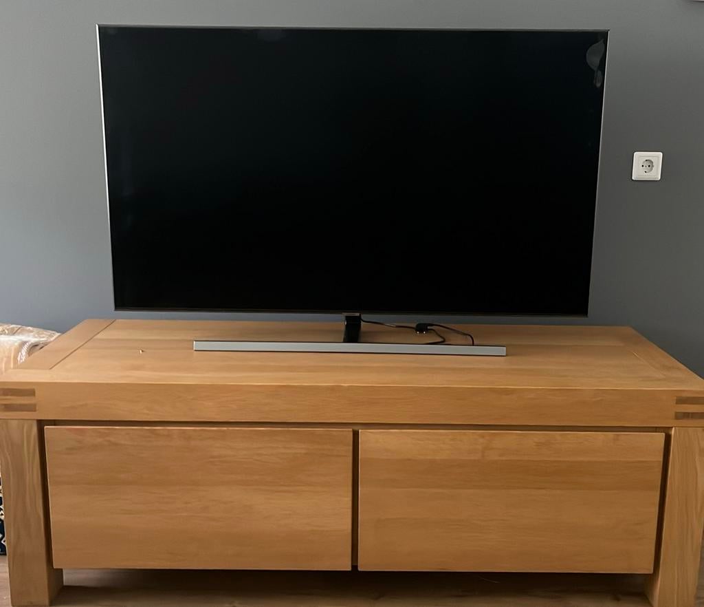 [Defect] Samsung QLED (55 inch) QE55Q80R, 120 Hz, Ophalen of Verzenden, Samsung, 100 cm of meer