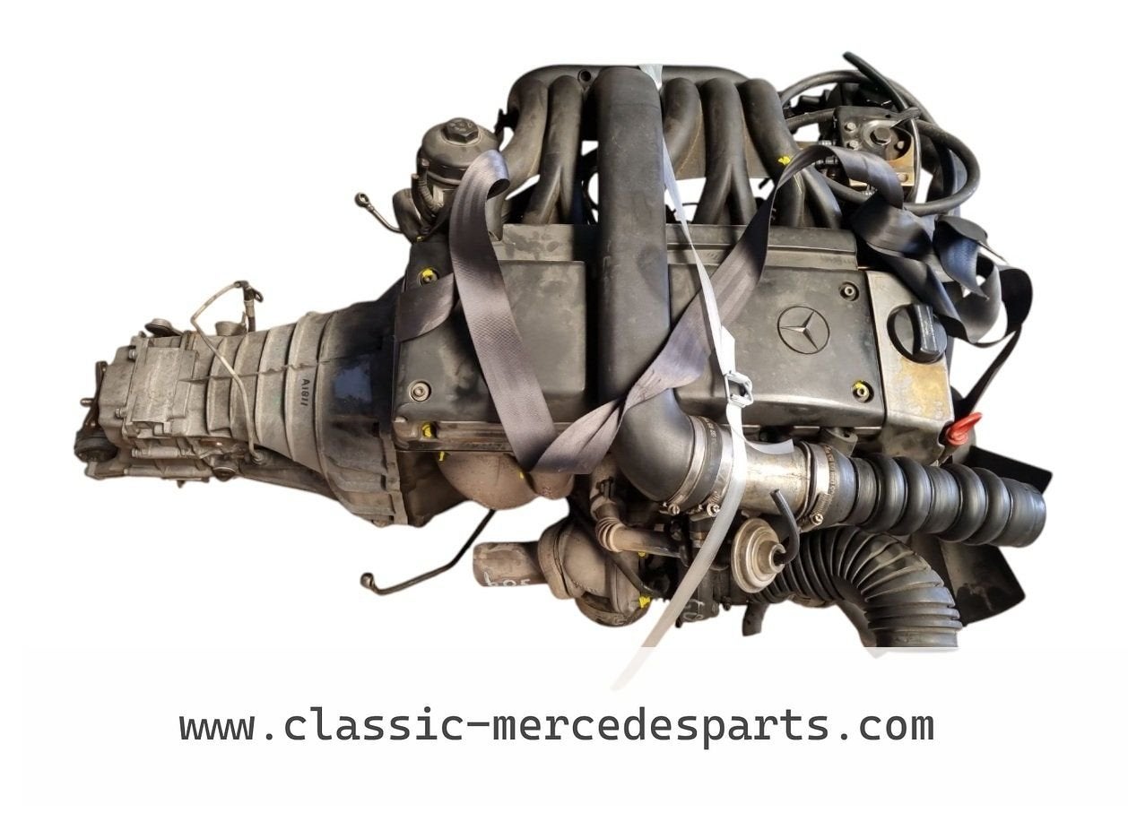 Motor om605 turbo compleet met handgeschakelde versnellingsb, Auto-onderdelen, Motor en Toebehoren, Gebruikt, -, Ophalen of Verzenden