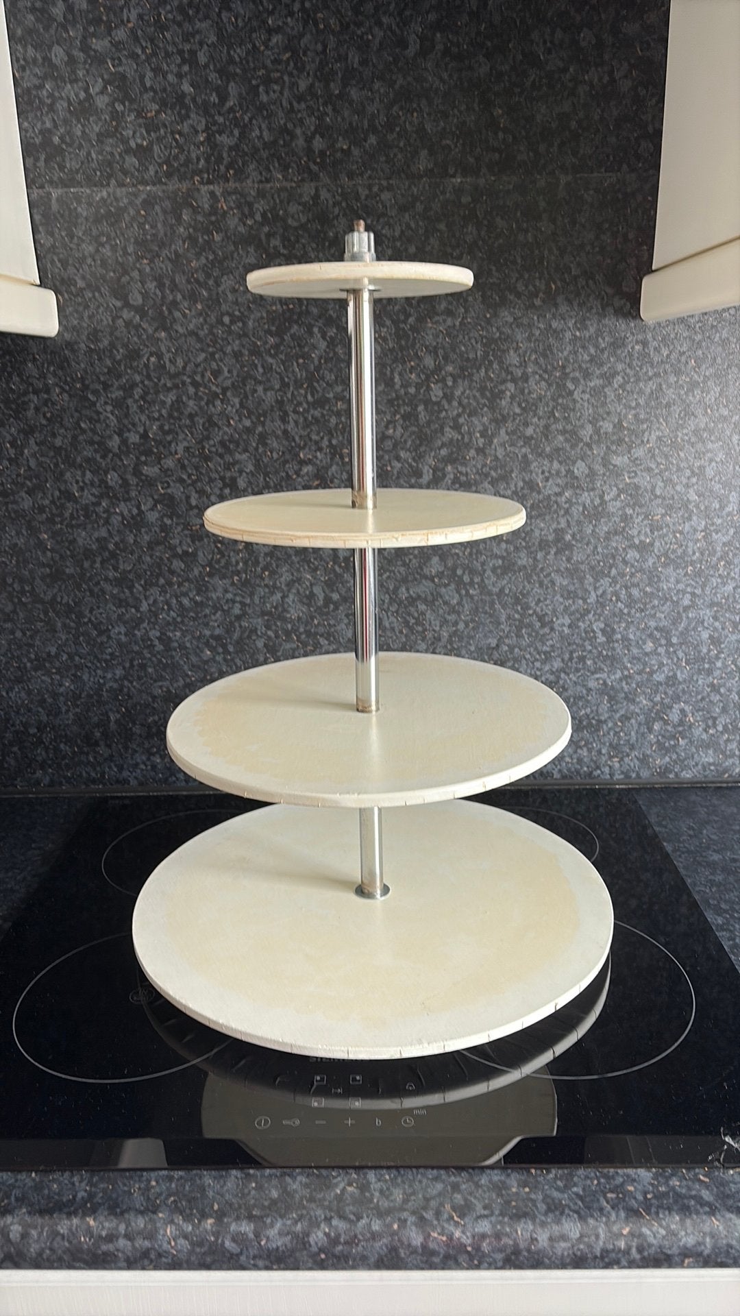 Bruidstaart standaard diameter 40 32 24 en top 16 cm, Ophalen of Verzenden, Zo goed als nieuw