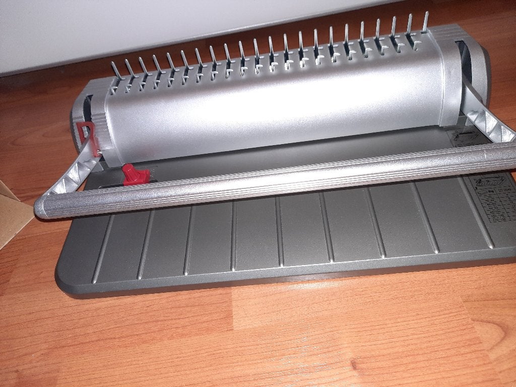 inbinder 21 rings, Ophalen, Gebruikt