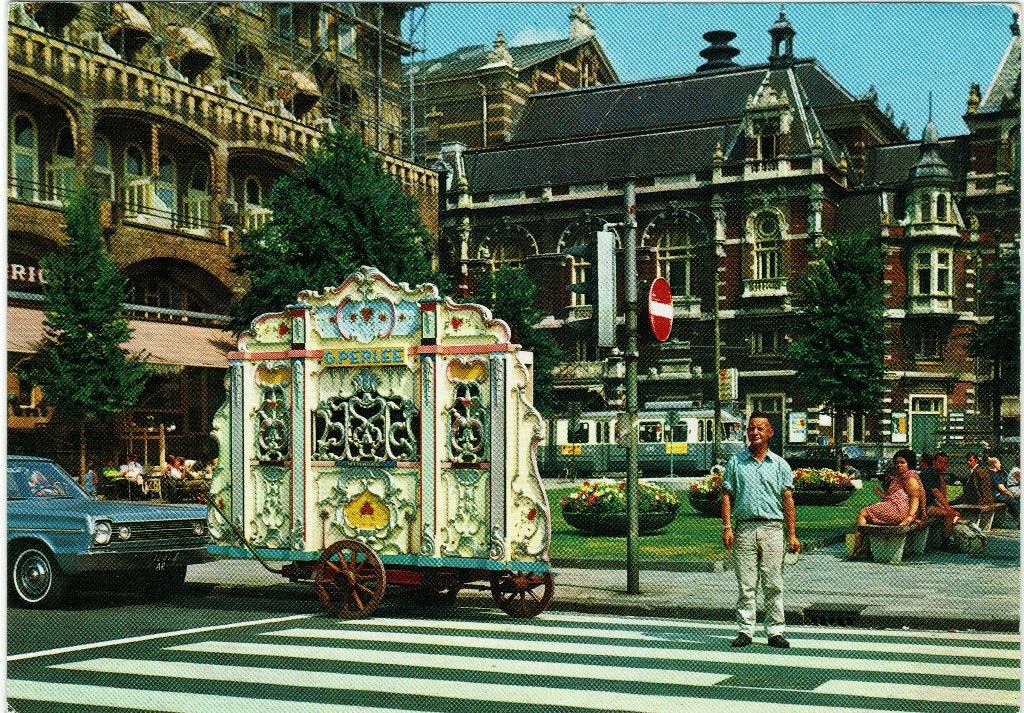 Amsterdam – Draaiorgel G. Perlee., Ophalen of Verzenden, 1960 tot 1980, Ongelopen, Noord-Holland