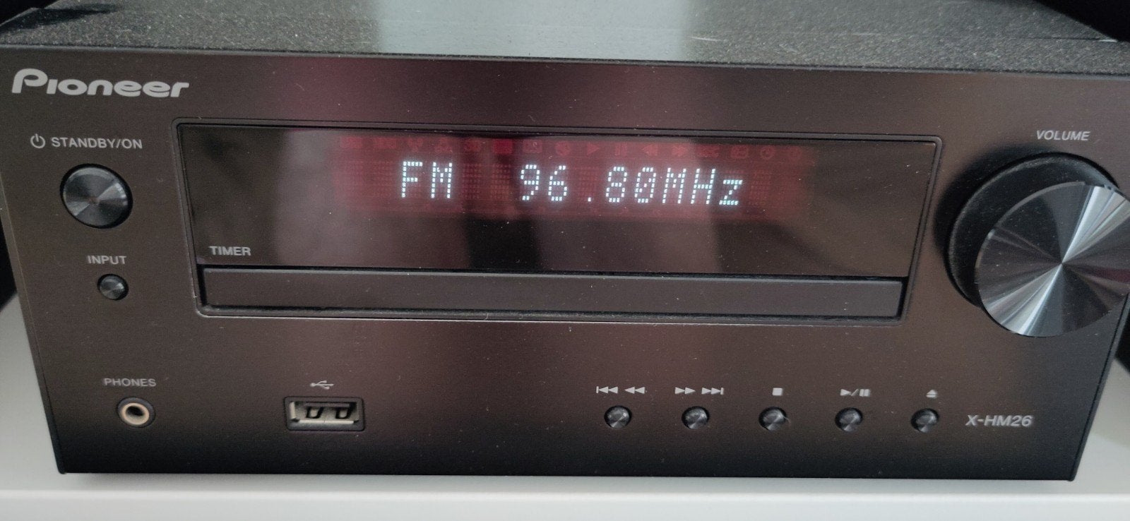 Pioneer X-HM26 Microset met CD, Radio, USB en Speakers, Cd-speler, Ophalen of Verzenden, Zo goed als nieuw, Pioneer