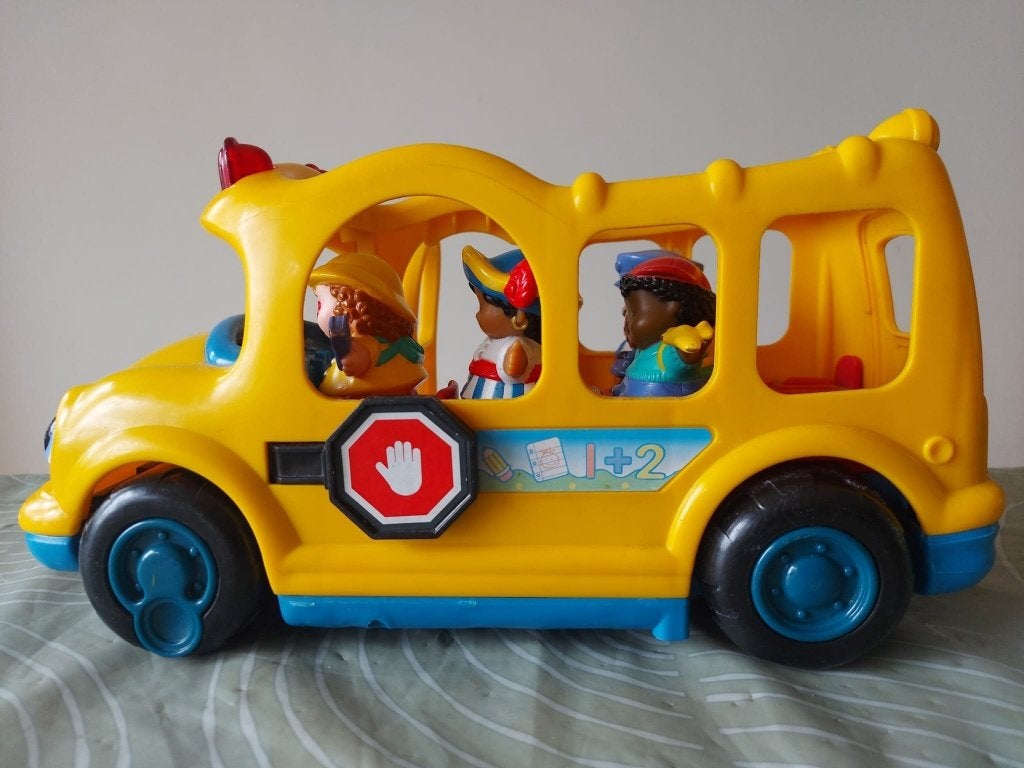 Fisher-Price Little People Lil' Movers Schoolbus, Kinderen en Baby's, Ophalen of Verzenden, Zo goed als nieuw, Speelset