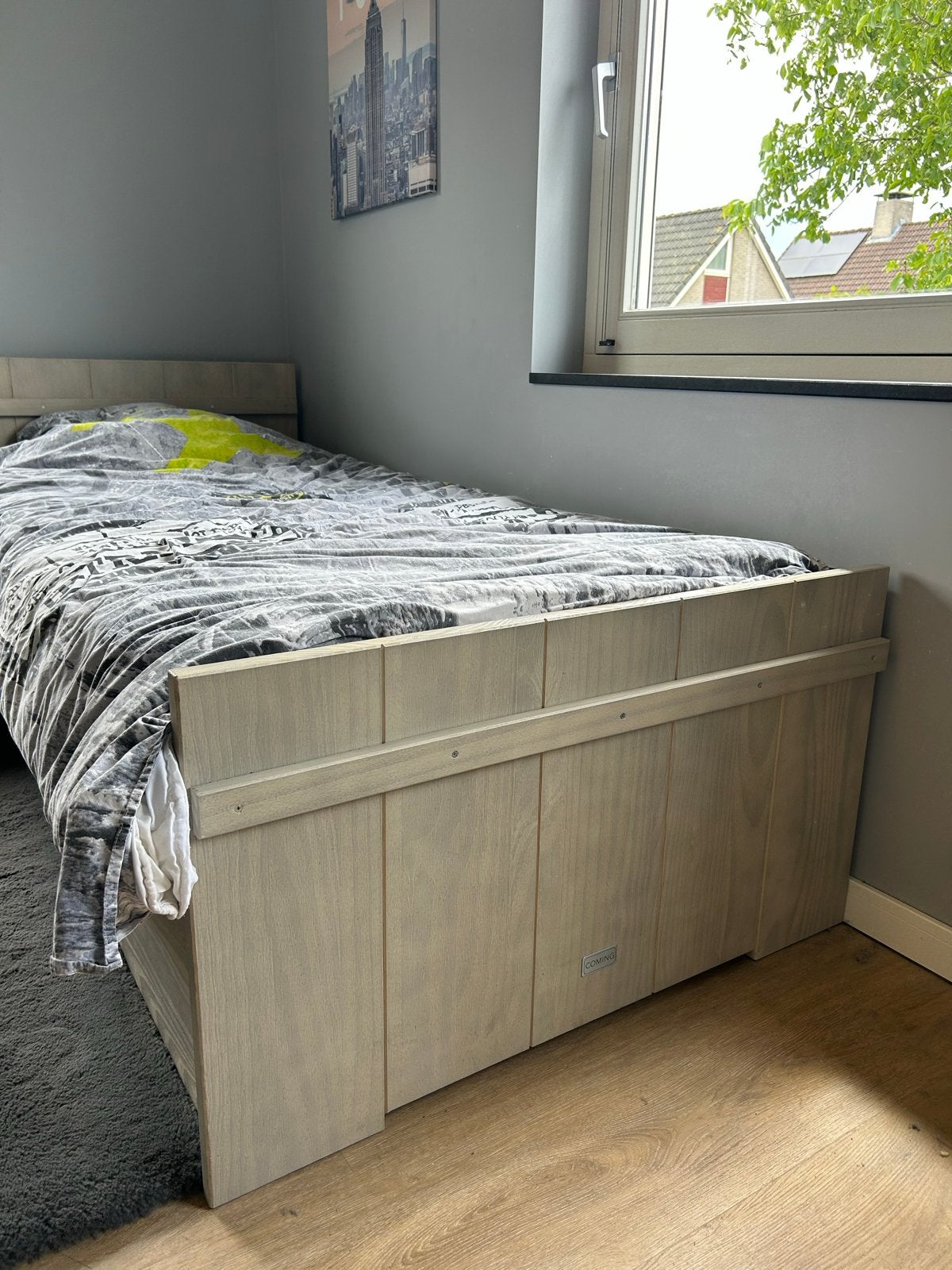 Coming Kids Eenpersoonsbed met  matras - Zo goed als nieuw, Ophalen, 90 cm, Eenpersoons, Zo goed als nieuw