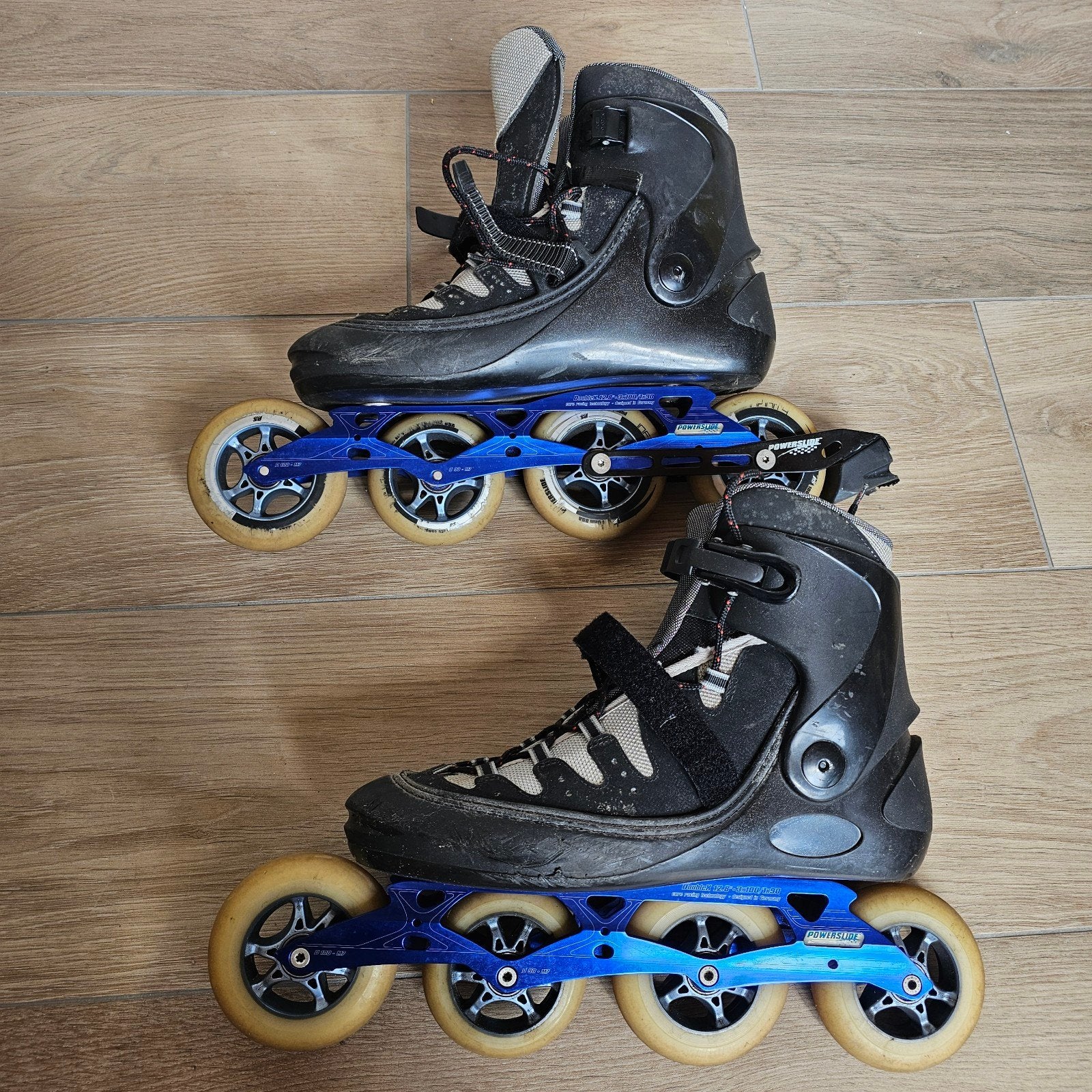 Powerslide skeelers – maat 45 | 3x100 / 1x90, Gebruikt, Heren, Ophalen of Verzenden, Inline skates 4 wielen