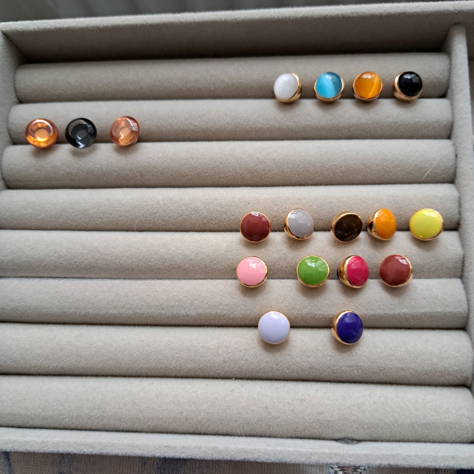 (r) *1* MelanO meddys rosé kleurig voor twisted ring etc, Overige materialen, Zo goed als nieuw, 4 bedels of meer, Ophalen